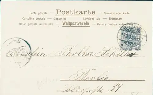 Glitzer Litho Herbst, Frauenporträt, Weintrauben, Perlenkette