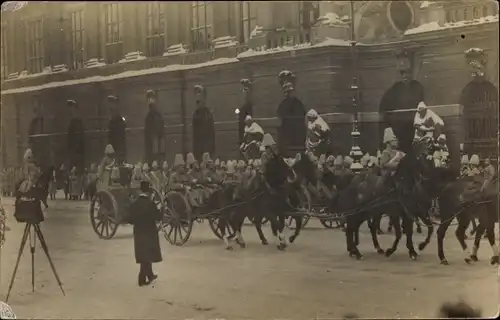 Foto Ak Berlin Mitte, Parade Februar 1914