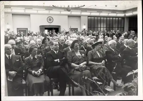 Foto Ak Essen im Ruhrgebiet, Einweihung der Bank, Festakt, 1950