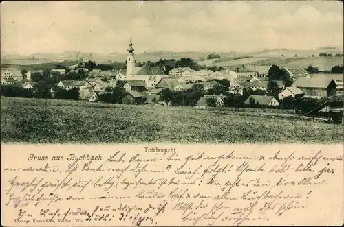 Ak Buchbach in Oberbayern, Totalansicht der Ortschaft