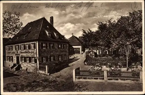 Ak Heroldsberg in Mittelfranken, Gasthof zum gelben Löwen