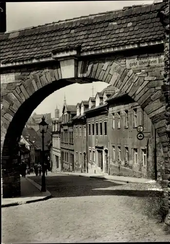 Ak Freiberg in Sachsen, Am Donatsturm, Blick in die Donatsgasse