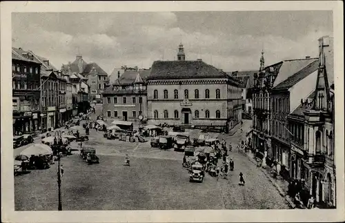 Ak Reichenbach im Vogtland, Markt