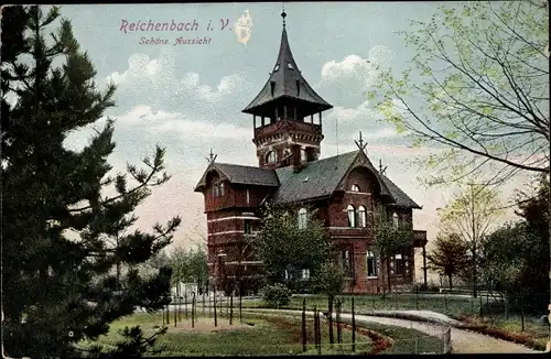 Ak Reichenbach im Vogtland, Schöne Aussicht