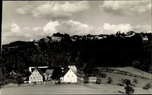 Ak Wolkenstein Erzgebirge, Teilansicht