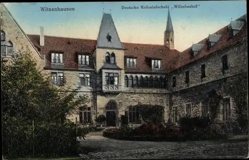 Ak Witzenhausen an der Werra Hessen, Deutsche Kolonialschule Wilhelmshof