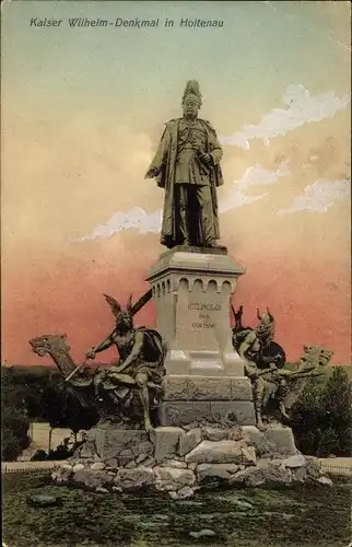 Ak Holtenau Kiel in Schleswig Holstein, Kaiser-Wilhelm-Denkmal