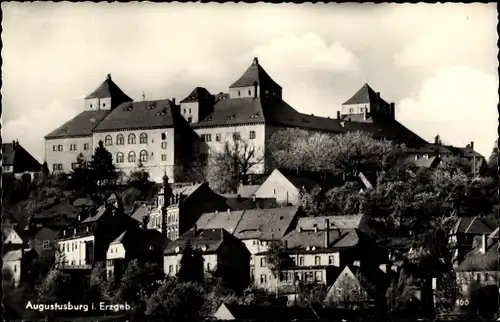 Ak Augustusburg im Erzgebirge, Schloss