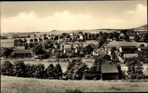 Ak Hohenfichte Leubsdorf in Sachsen, Blick auf den Ort