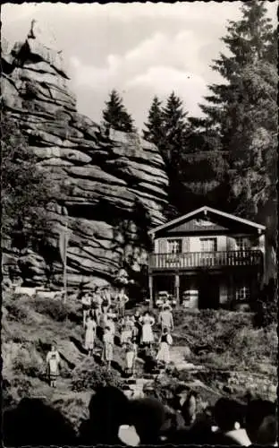 Ak Ehrenfriedersdorf im Erzgebirge, Felsenbühne Greifenstein