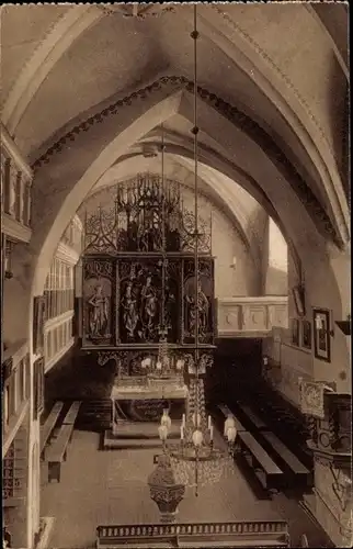 Ak Ehrenfriedersdorf Erzgebirge, Inneres, St. Niklas Kirche