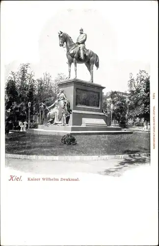 Ak Kiel Schleswig Holstein, Kaiser Wilhelm Denkmal