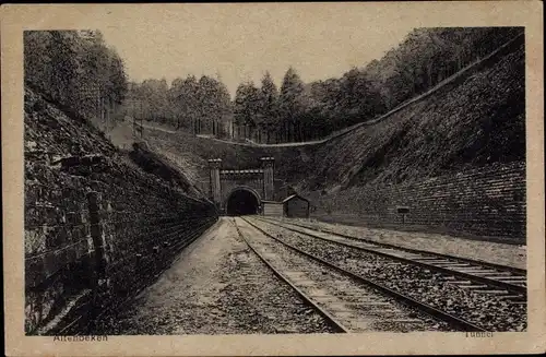 Ak Altenbeken in Westfalen, Tunnel