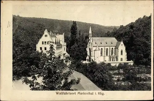 Ak Marienthal im Rheingau Geisenheim am Rhein Hessen, Wallfahrtsort, Wallfahrtskirche