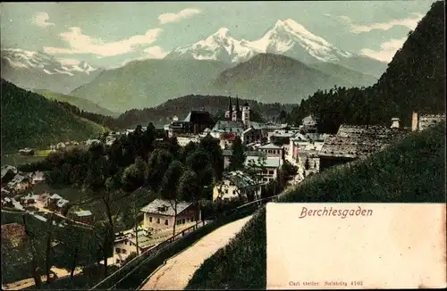 Ak Berchtesgaden in Oberbayern, Panorama, Watzmann
