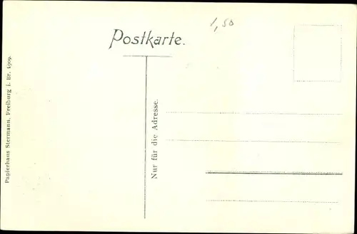 Ak Freiburg im Breisgau, Kaufhaus, Weinstube