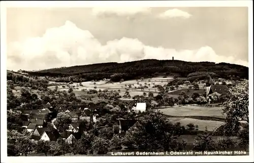Ak Gadernheim Lautertal im Odenwald, Panorama mit Neunkircher Höhe