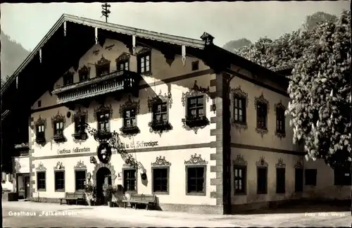 Ak Flintsbach am Inn Oberbayern, Gasthaus Falkenstein