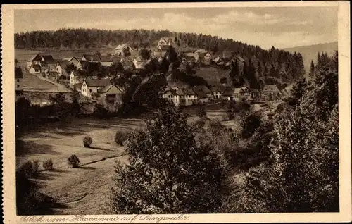 Ak Langweiler im Hunsrück, Kindererholungsheim der Stadt Oberhausen, Blick vom Hasenwirt