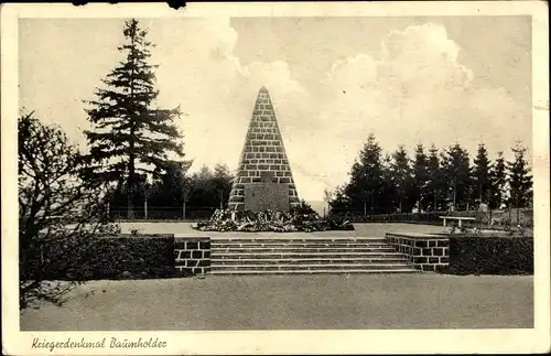 Ak Baumholder im Kreis Birkenfeld, Kriegerdenkmal