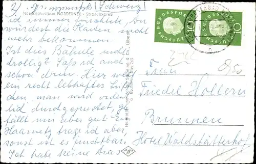 Ak Nordseebad Norderney Ostfriesland, Strandexpress