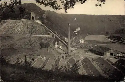 Ak Fumay Ardennes, Societe Anonyme de l'Ardoisiere du Moulin Ste-Anne