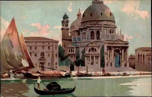 Künstler Ak Venezia Venedig Veneto, Santa Maria della Salute