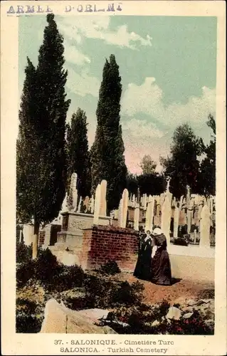 Ak Saloniki Thessaloniki Griechenland, Cimetiere Turc