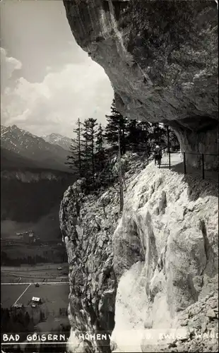 Foto Ak Bad Goisern am Hallstättersee Oberösterreich, Ewige Wand, Höhenweg