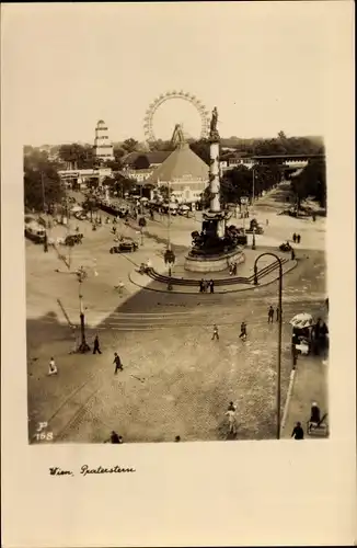 Foto Ak Wien 2 Leopoldstadt, Prater, Riesenrad, Praterstern