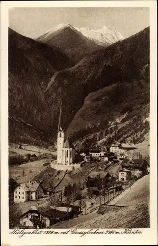 Ak Heiligenblut am Großglockner in Kärnten, Panorama, Kirche