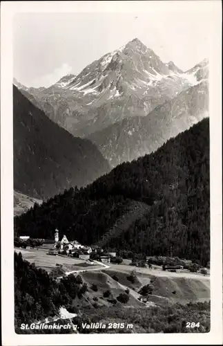Ak Sankt Gallenkirch im Montafon Vorarlberg, Vallüla, Panorama