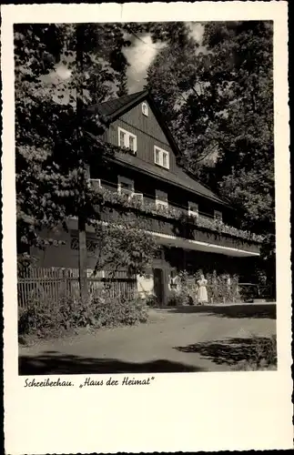 Ak Szklarska Poręba Schreiberhau Riesengebirge Schlesien, Haus der Heimat