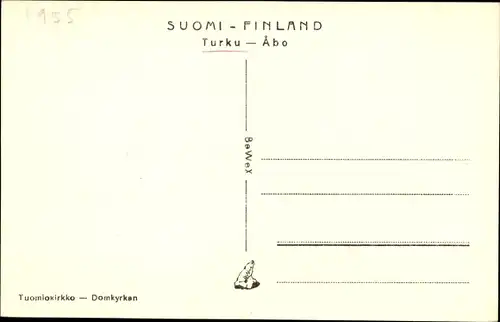 Ak Turku Åbo Finnland, Tuomiokirkko, Domkyrken