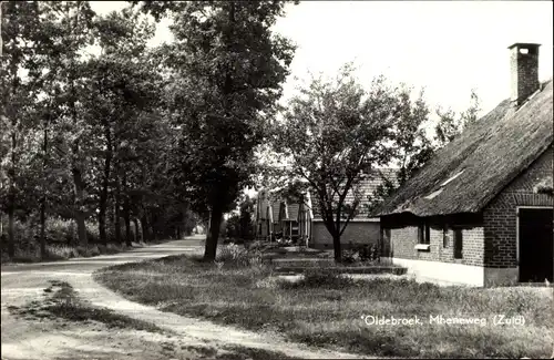 Ak Oldebroek Gelderland, Mheneweg, Zuid