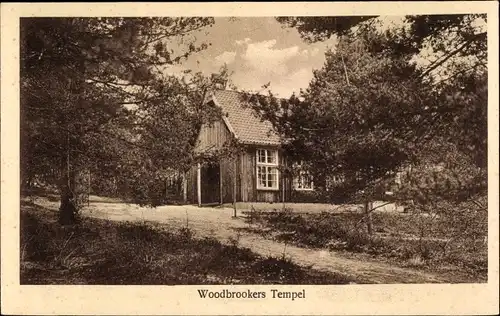 Ak Gelderland Niederlande, Woodbrookers Tempel