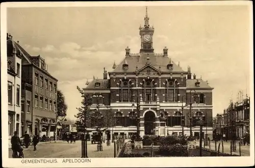 Ak Apeldoorn Gelderland, Gemeentehuis