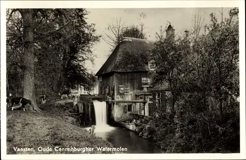 Ak Vaassen Epe Gelderland Niederlande, Oude Cannenburgher Watermolen