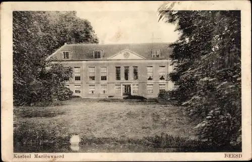 Ak Beesd Geldermalsen Gelderland Niederlande, Kasteel Marienwaerd