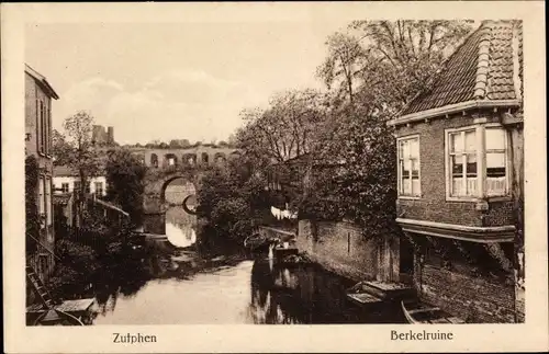 Ak Zutphen Gelderland, Berkelruine