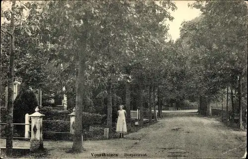 Ak Voorthuizen Barneveld Gelderland Niederlande, Dorpsstraat