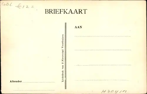 Ak Voorthuizen Barneveld Gelderland Niederlande, Dorpsstraat