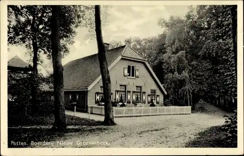 Ak Putten Gelderland, Boerderij Nieuw Groevenbeek