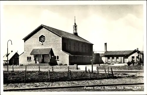 Ak Putten Gelderland, Nieuwe Ned. Herv. Kerk