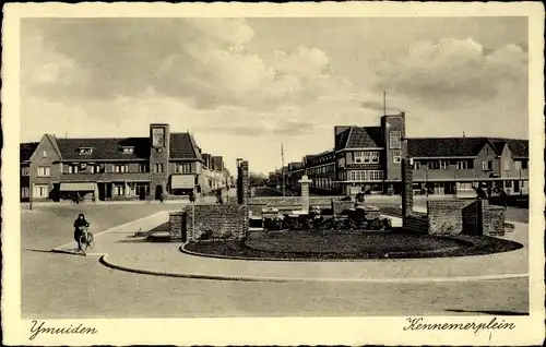 Ak IJmuiden Ymuiden Velsen Nordholland, Kennemerplein