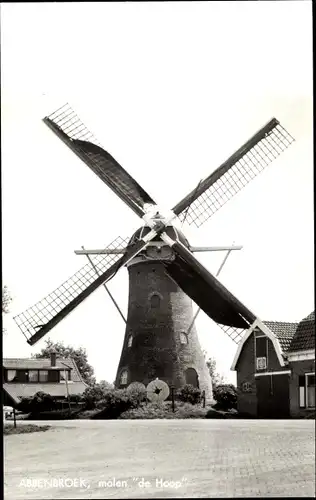 Ak Abbenbroek Südholland, molen de Hoop