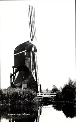 Ak Giessenburg Südholland, Molen