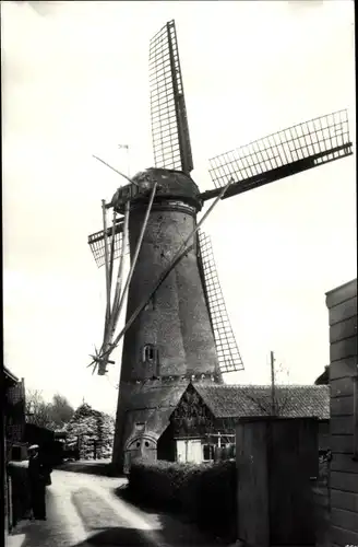 Ak Giessendam Südholland, Korenmolen De Hoop