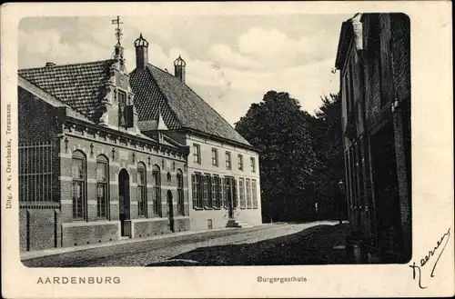 Ak Aardenburg Sluis Zeeland Niederlande, Burgergasthuis