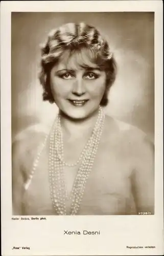Ak Schauspielerin Xenia Desni, Die Andere, Ross Verlag
